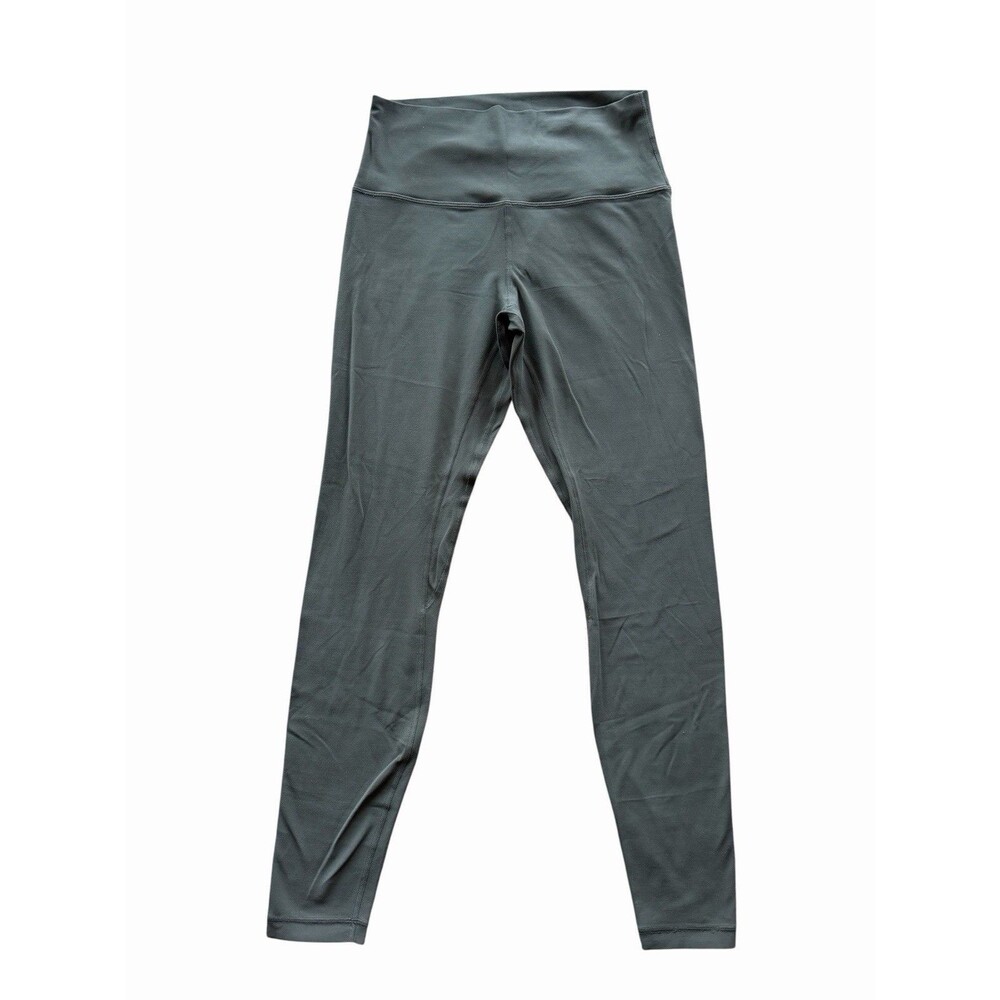 Lululemon Women's 8 Align High-Rise Pant 29" Dark Olive Green Nulu Leggings